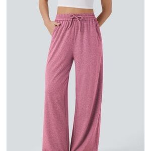HALARA Pink Wide-Leg Pants